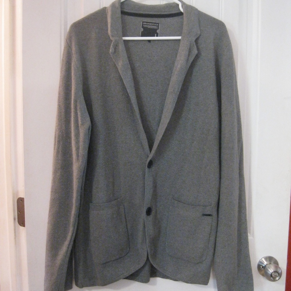 Urban Behavior Long Sleeve Shawl Collar Cardigan L